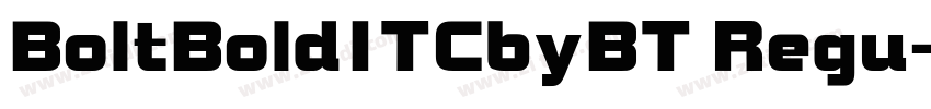 BoltBoldITCbyBT Regu字体转换